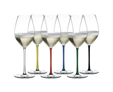 Set of 6 glasses Riedel Fatto a Mano Champagne Wine Glass 7900/28-23